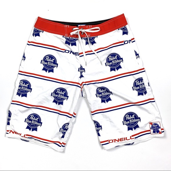 pabst blue ribbon swim trunks